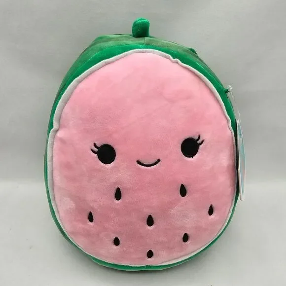 Squishmallows 8" Wanda the WATERMELON Girl Plush Kellytoy TAGS Green/Pink Clean - Picture 1 of 12